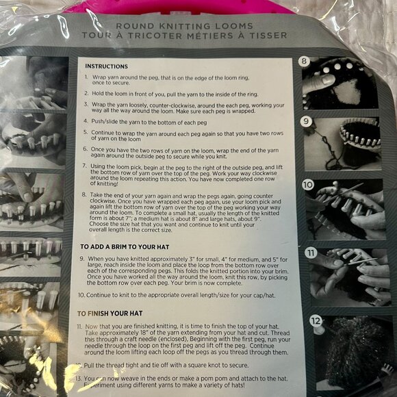 NEW All Things You yarn accessories 4 round knitting looms Yarn Needle Loom Pick - Picture 4 of 4